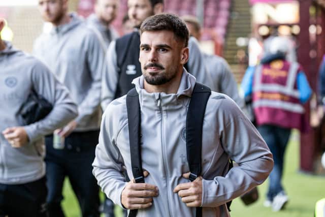 Hearts forward Claudio Braga