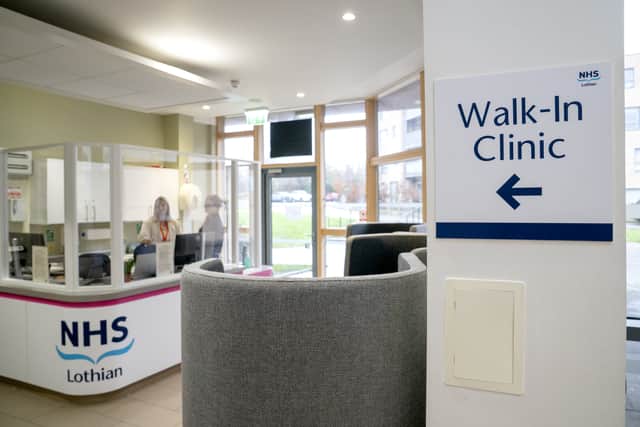 The first GP walk-in clinic was opened in the Wester Hailes area of Edinburgh earlier this year (Jane Barlow/PA)