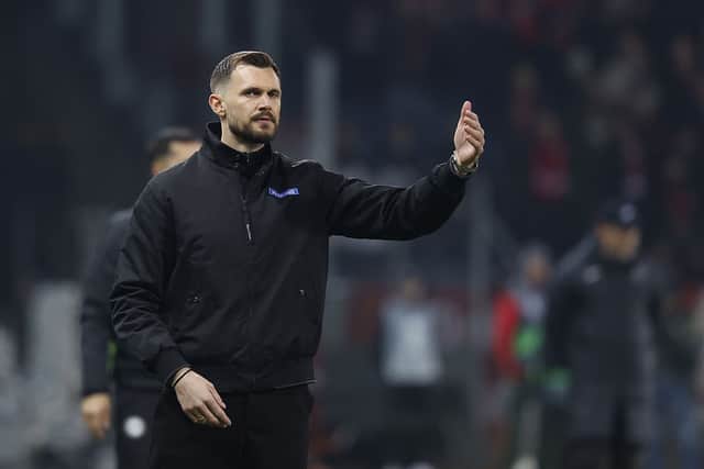 Sturm Graz's Austrian head coach Fabio Ingolitsch
