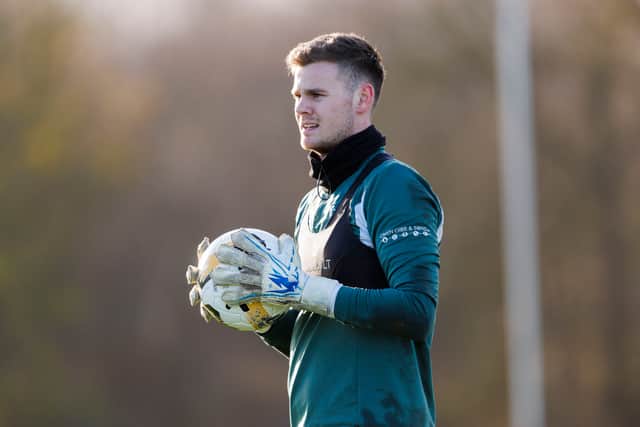 The talented young goalkeeper sees his Hibs contract come to an end next year, having penned a four-year deal in the summer of 2023.