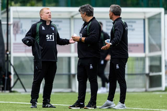 Lennon's Pars were hammered by third tier East Kilbride.