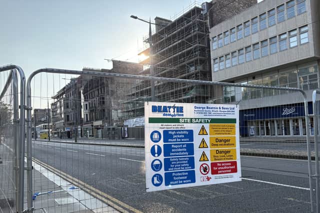 Princes Street remains closed for a fifth day