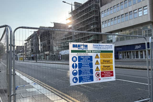 Princes Street remains closed for a fifth day