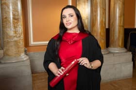 Olha fled the war in Ukraine and lost her dad to cancer during her studies. 
