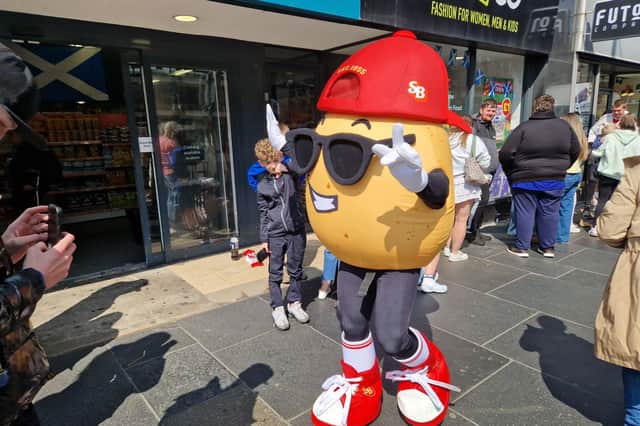 The Lothian Road shop is the first SpudBros Express shop in Scotland.