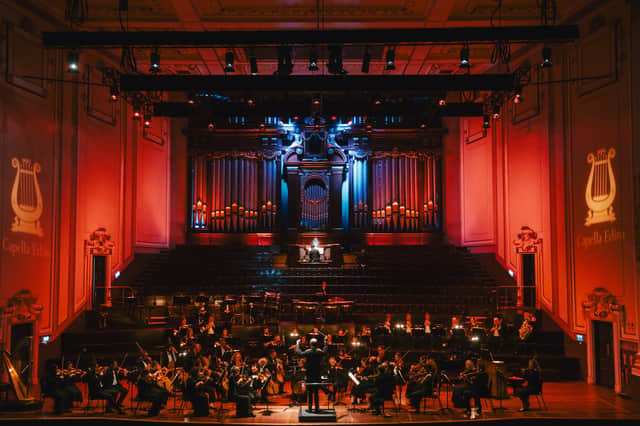 Capella Edina performing a free concert at the Usher Hall, celebrating Edinburgh’s 900th anniversary. 