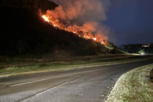 Arthur's Seat fire