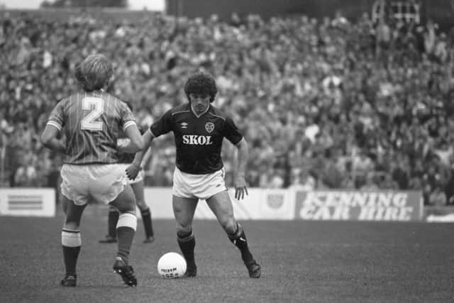 Football legend Kevin Keegan wowed the Tynecastle crowd with his natural flair.