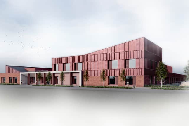 An artist's impression of how the proposed new Granton Waterfront Primary School will look.