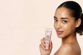 The medicube Collagen No Cast Just Glow Sunscreen combines SPF50 protection with hydrating skincare ingredients for a radiant finish.