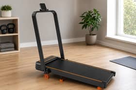 The Rayspace folding treadmill costs £79.99 when Amazon’s £20 voucher is applied