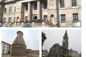 Leith Custom House, top, Portobello kilns and the Tron Kirk are all in line for Visitor Levy funding