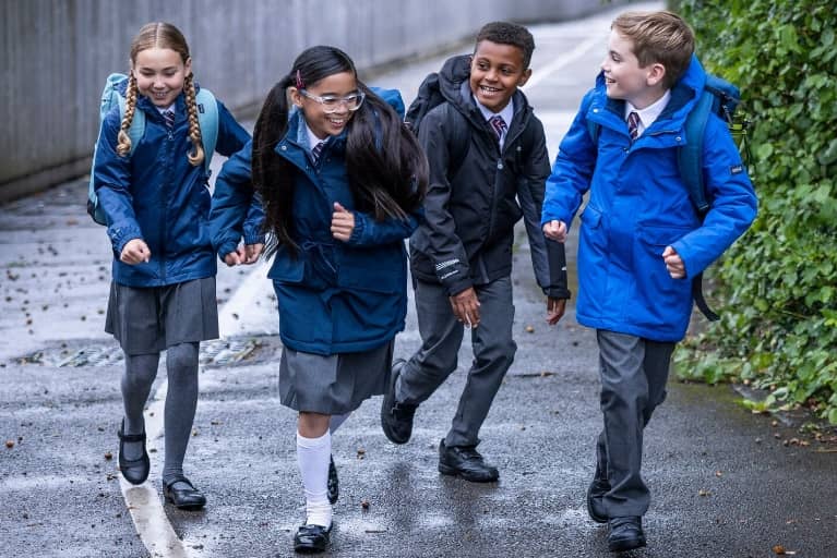 Regatta’s back to school sale collection includes fleeces, padded jackets and a waterproof coat with a built-in torch.