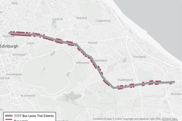 The 7-7-7 bus lane trial will be on the 44 route between Greenside and Duddingston