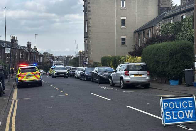Part of Restalrig Road has been closed in both directions this morning due to a medical incident.