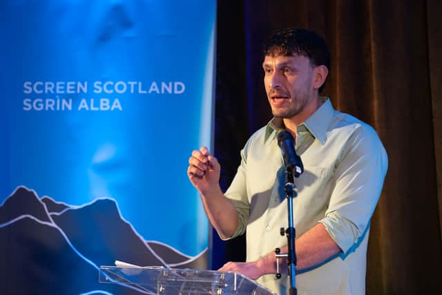 Richard Gadd speaking at the Screen Scotland event