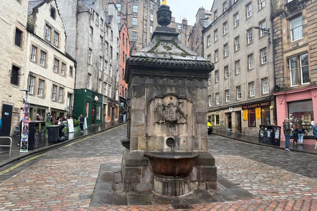 The historic well, built in the 17th century stands at the bottom of Victoria Street