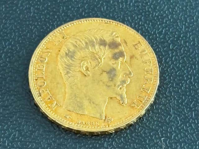 The coin is worth a pretty penny and dates back to the reign of Napoleon III