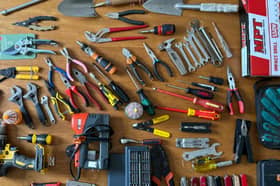 Over 70 tools were donated to the local repair workshop