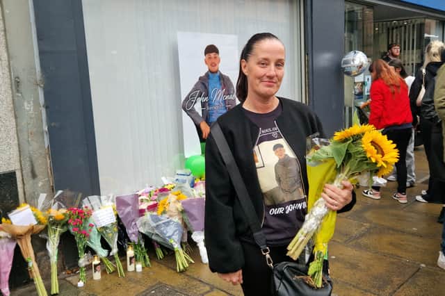 Lisa led hundreds of people on a candlelit march on the anniversary of her son’s death