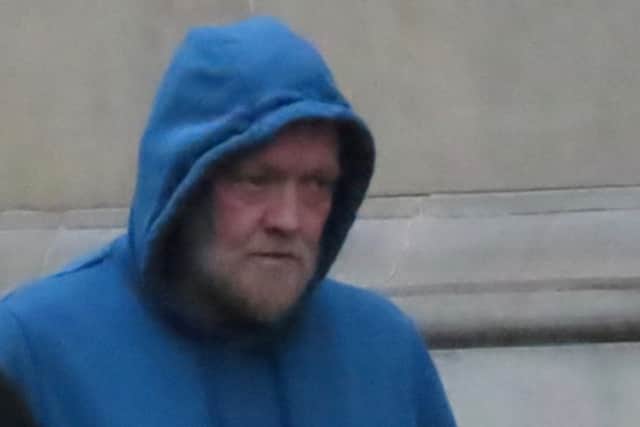 Mark Knight outside Edinburgh Sheriff Court