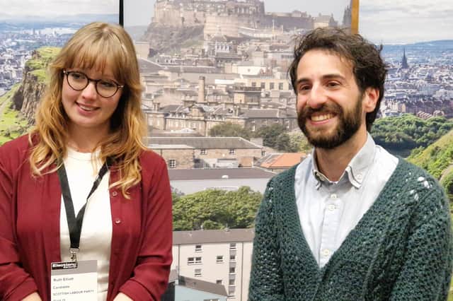 By-election victors Ruth Elliott (Labour, Southside/Newington) and Lorenzo Martinico (Green, Portobello /Craigmillar)
