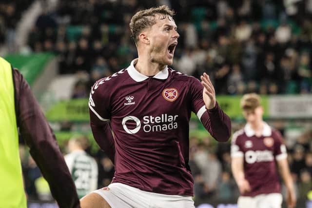 Hearts winger Josh McPake terrorised Hibs in the Edinburgh derby.