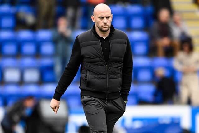 Hibs head coach David Gray.
