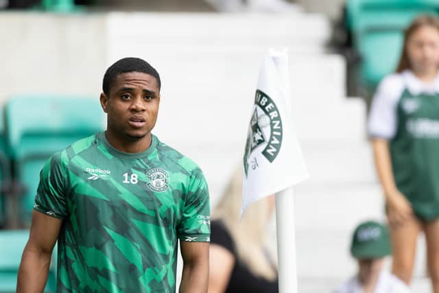 Thibault Klidje has started just once for Hibs this season.