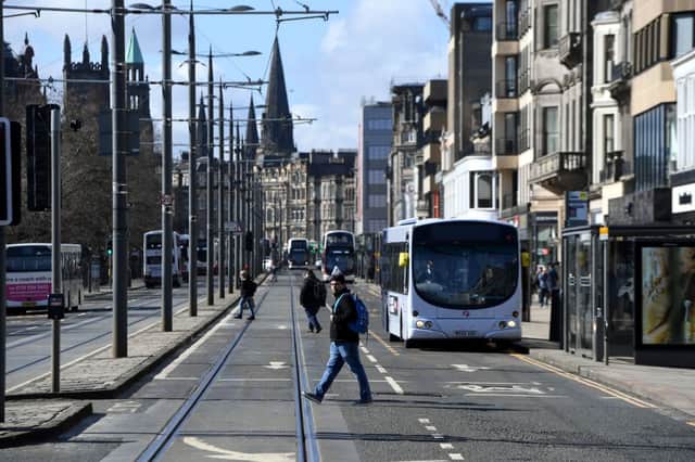 Cycle campaigners want Princes Street reduced to one traffic lane in each direction to create more space for wider pavements and new cycle lanes