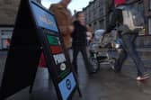 Edinburgh’s ban on on-street advertising boards is to remain.  Picture: TSPL