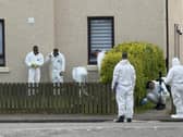 The police forensics team at the scene in Armadale on Sunday, September 13.