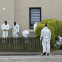 The police forensics team at the scene in Armadale on Sunday, September 13.