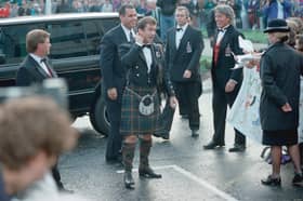 Cathy Hope from Gilmerton, made Mel Gibson a kilt he wore at the premier of Braveheart