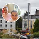 The couple "lost everything" in the devastating fire 