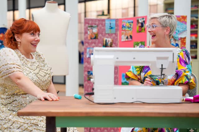 Emma with presenter Sophie Willan