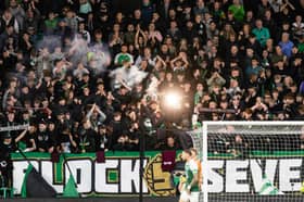 Block Seven have been banned for Hibs' match against Kilmarnock.