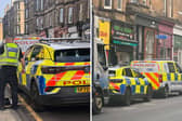 A man was arrested after a haul of Class B drugs were discovered at a property on Morningside Road. 