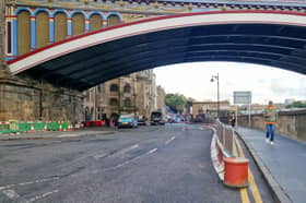 The proposal is for the area underneath North Bridge, opposite the station entrance, to become the new taxi rank.
