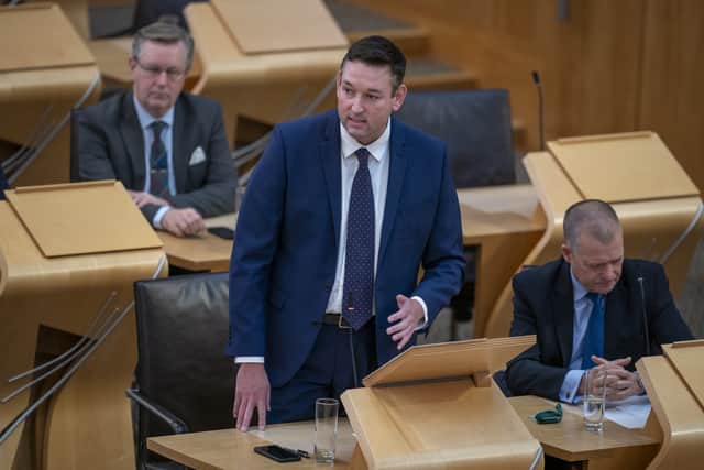 Scottish Conservative Miles Briggs said those behind the stickers “must be stopped”