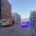 Salamander Street was closed for a number of hours after the crash on Wednesday evening. 