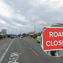 Duddingston Park South has been closed to traffic in both directions due to a burst water main. 