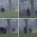 Police Scotland are hunting for three men who they wish to speak to in relation to two wilful fire-raising incident in Glasgow and East Lothian. 