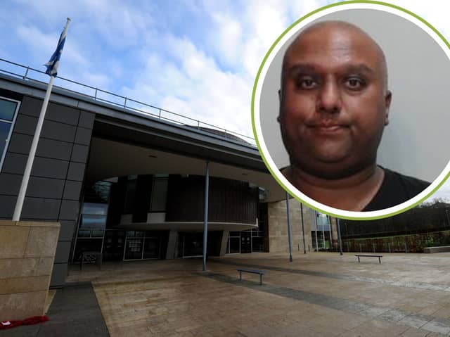 Akbar Ali was sentenced at the High Court in Livingston on Wednesday, September 30.
