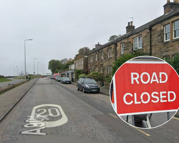 Lower Granton Road has been closed to traffic following a reported crash. 