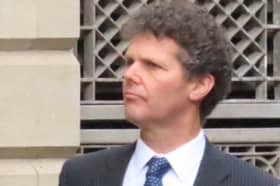 Dr Michael Ross pictured outside Edinburgh Sheriff Court.