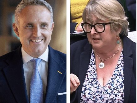Alex Cole-Hamilton and Christine Jardine 