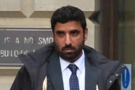 Abdulaziz Ahmad Al-Ibrahim pictured outside Edinburgh Sheriff Court.