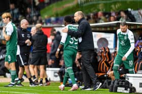 Hibs lost 1-0 to Dundee United in Marink Reedijk's first game in charge.