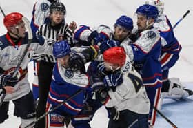 Edinburgh Capitals in action against the Rockets